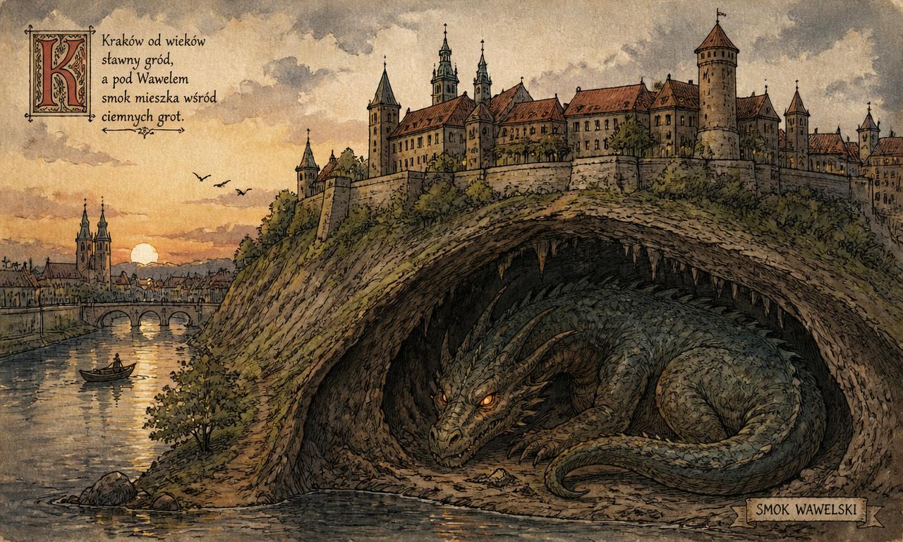 A lenda do Dragão de Wawel: o monstro que fundou a alma de Cracóvia